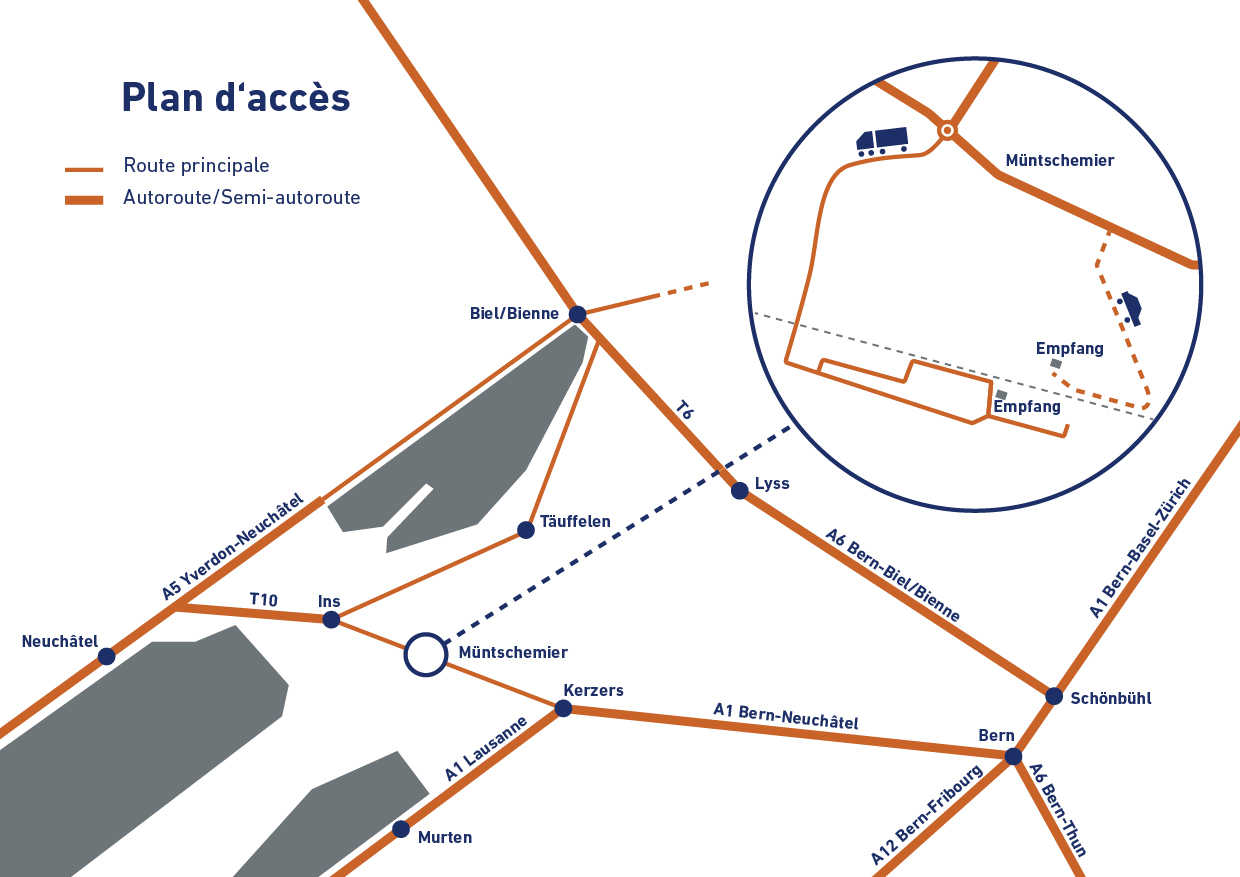 plan d'accès de vigier rail
