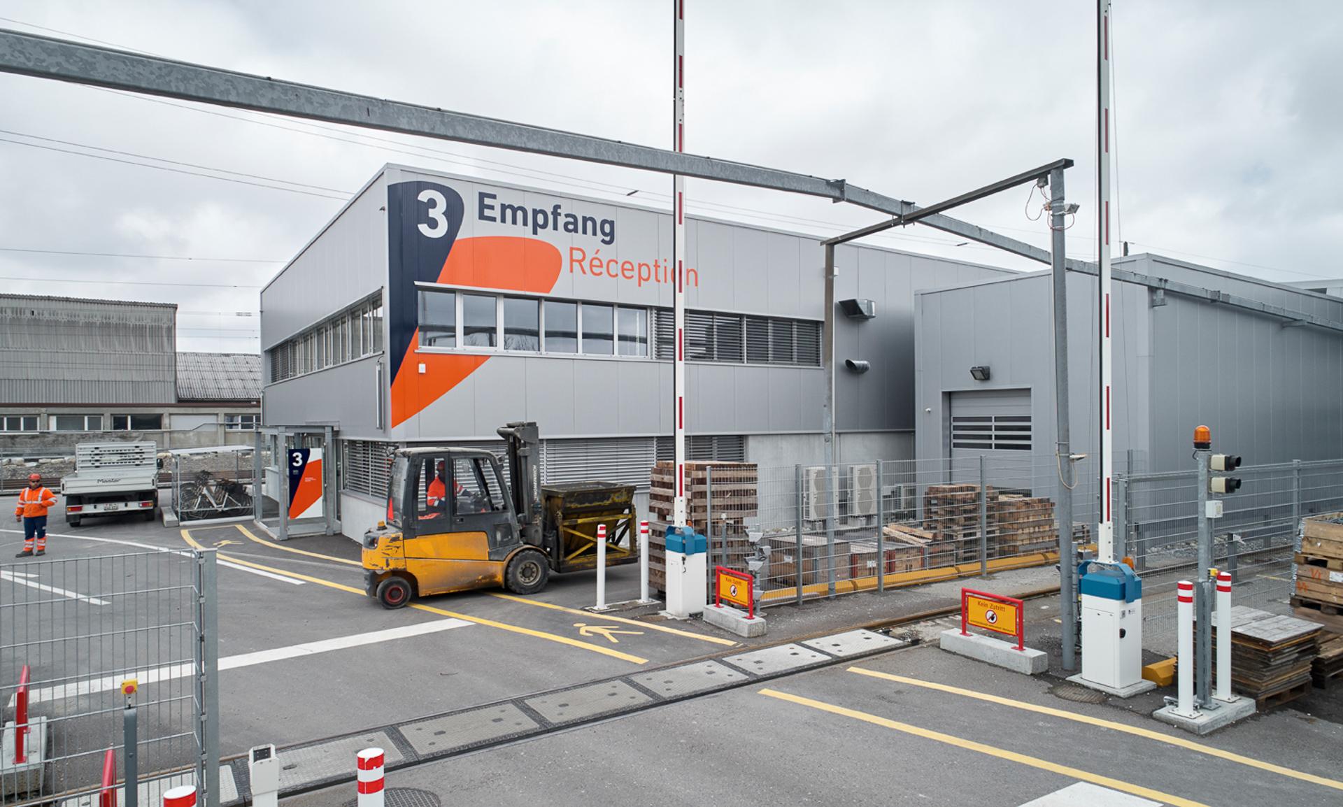 Vigier Rail Empfang Industriezone